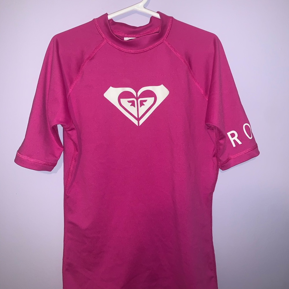 Short Sleeve UPF 50 Rashguard Pink